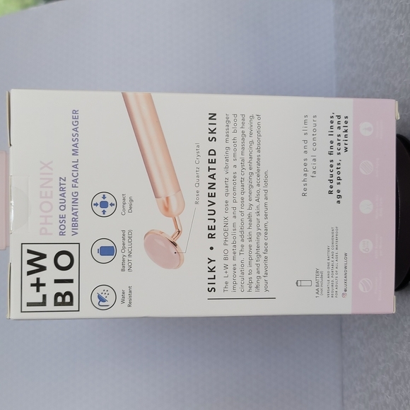 Luxe+Willow Bio Phoenix Rose Quartz Vibrating Facial Massager - Picture 9 of 16